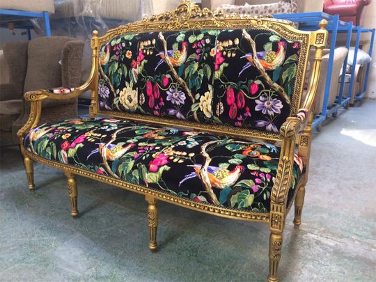 A chair we Re-Upholstered