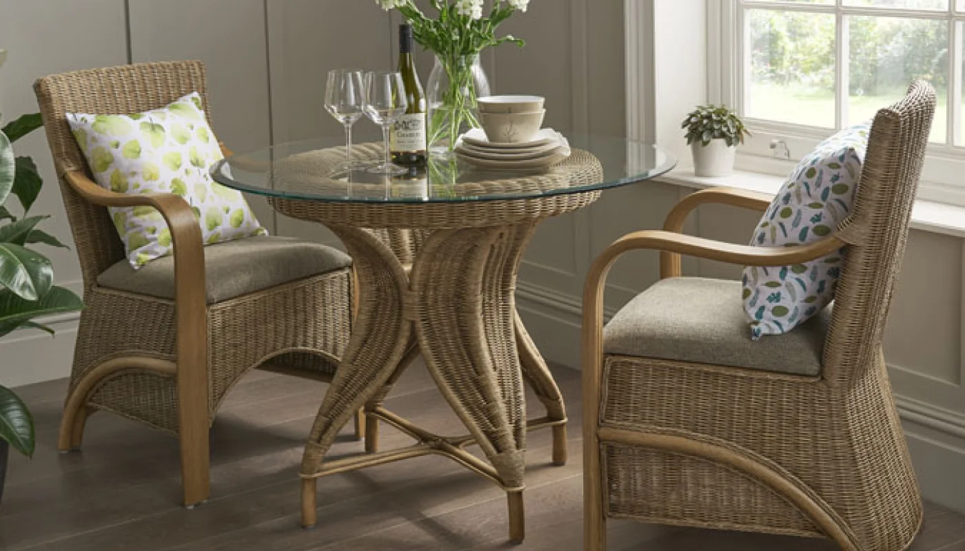 An example of our wicker furniture.